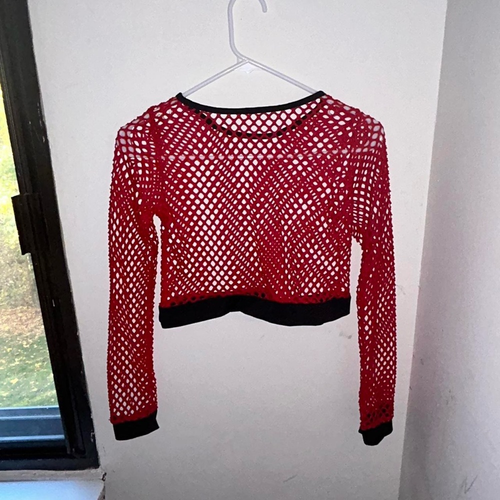 Red fishnet